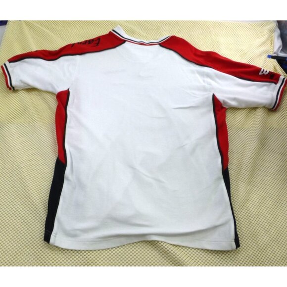 Chase Authentic Men's Polo Shirt Dale Earnhardt Jr. #8 Med Red/White Budweiser - Picture 10 of 11